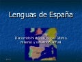 LENGUAS DE ESPAÑA