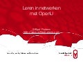 Leren in netwerken met OpenU