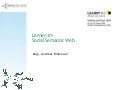 Lernen Im Social Semantic Web