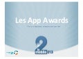Les présentations des 15 Apps du Concours Les App Awards 2013