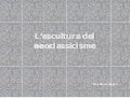 L’Escultura del Neoclassicisme