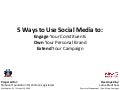 How to Use Social Media as a Female Legislator