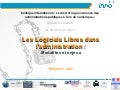 Les logiciels libres dans l’administration : modalités et enjeux