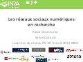 Les reseaux sociaux pour les scientifiques
