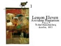 Lesson 11: Avoiding Plagiarism