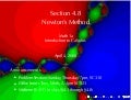 Lesson 23: Newton's Method