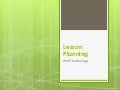 Lesson planning
