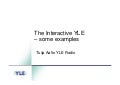 Lessons in interactivity   yle 21.3.2006
