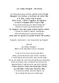Les Temps Changent MC Solaar - Imperfect Tense Recognition