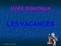 Les vacances