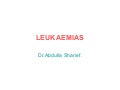 Medicine 5th year, 3rd lecture (Dr. Abdulla Sharief)