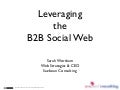 Leveraging the B2B Social Web