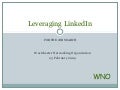 Leveraging LinkedIn For The Job Search