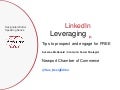 Leveraging LinkedIn Newport County Chamber of Commerce Talk by Suzanne McDonald