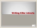 Writing Killer Search Ads
