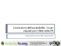 L'evoluzione dell'accessibilità: i nuovi requisiti Web per le PA
