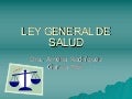 Ley General de Salud