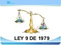 Ley 9 de 1979 codigo sanitario nacional