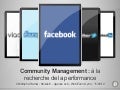 Community Management : à la recherche de la performance