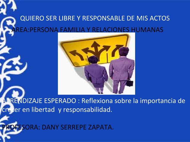 Libertad y responsabilidad