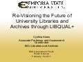 LibQUAL+ Poster Session, ESU Assessment Forum