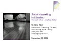 Librarians Socially Networking