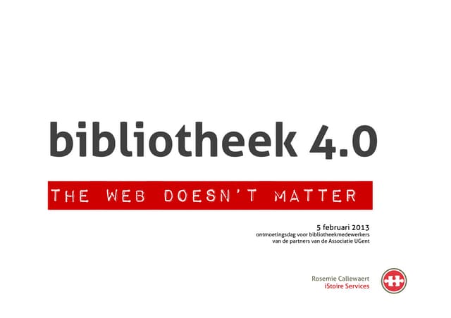 Bibliotheek 4.0