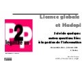 Licence globale, hadopi et autres lille  mars 2012