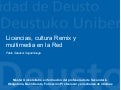 Licencias, cultura Remix y multimedia en la Red