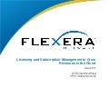 Licensing and Subscription Management to Grow Revenues in the Cloud