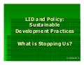LID LEED and Policy l 2010