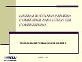 Liderar buscando primero comrender para luego ser comprendido - Liderazgo