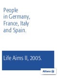 Life Aims: Germany, France, Italy and Spain
