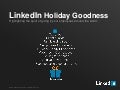 Holiday Giving LinkedIn Style