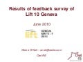 Lift10 Geneva - Survey results