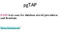 Lightning Talk - pgTAP