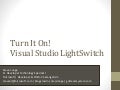 Visual Studio LightSwitch (Beta 1) Overview