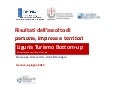 Piano turistico triennale della Liguria: statistiche, analisi e ricerche sul turismo