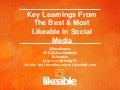 Key Learnings From The Best & Most Likeable In Social Media