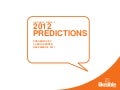 Likeable Predictions 2012