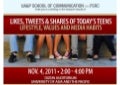 Like, tweets & shares of today´s teens. 2011. philippines