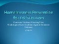 Homelessness Prevention for DV Suvivors by Linda Olsen