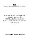 Lineamientos generales para la educacion intercultural bilingue