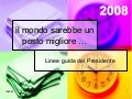 Linee Guida Presidente Gherghetta