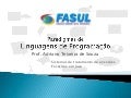 Paradigmas de Linguagens de Programação - Tratamento de Exceções