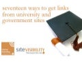 17 Ways To Get Trusted Links from University & Government Websites