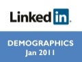 LinkedIn demographics and statistics - 2011