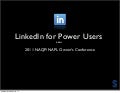 Linked In For Power Users