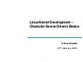 Linux Kernel Development