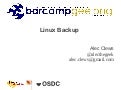Linux backup